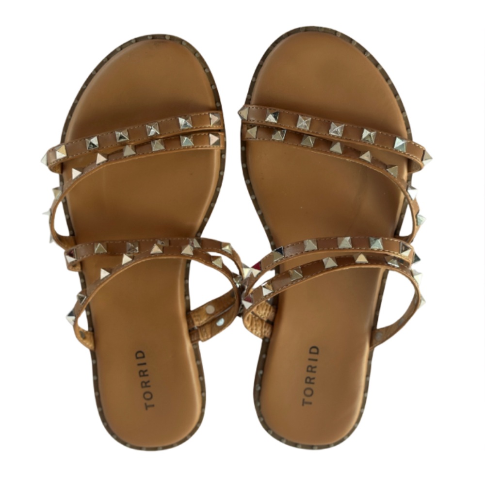 Torrid Tan Studded Sandals